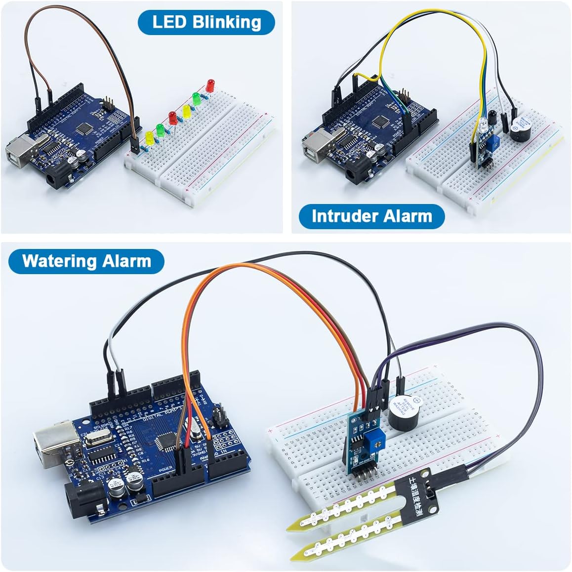 Kit de inicio LAFVIN R3 CH340 – compatible con Arduino IDE