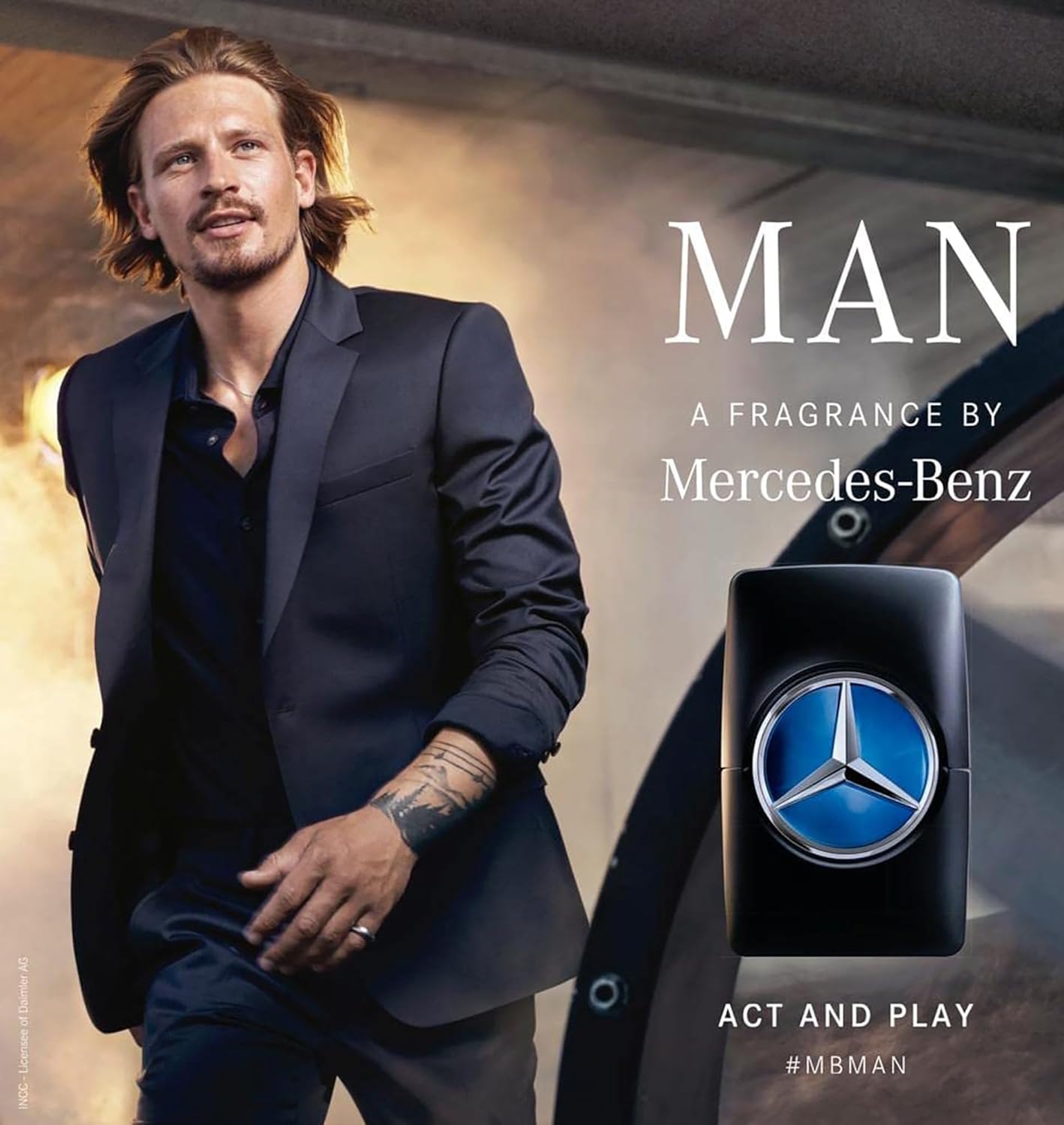 Perfume Mercedes-Benz for Men – Eau de Toilette 1 oz