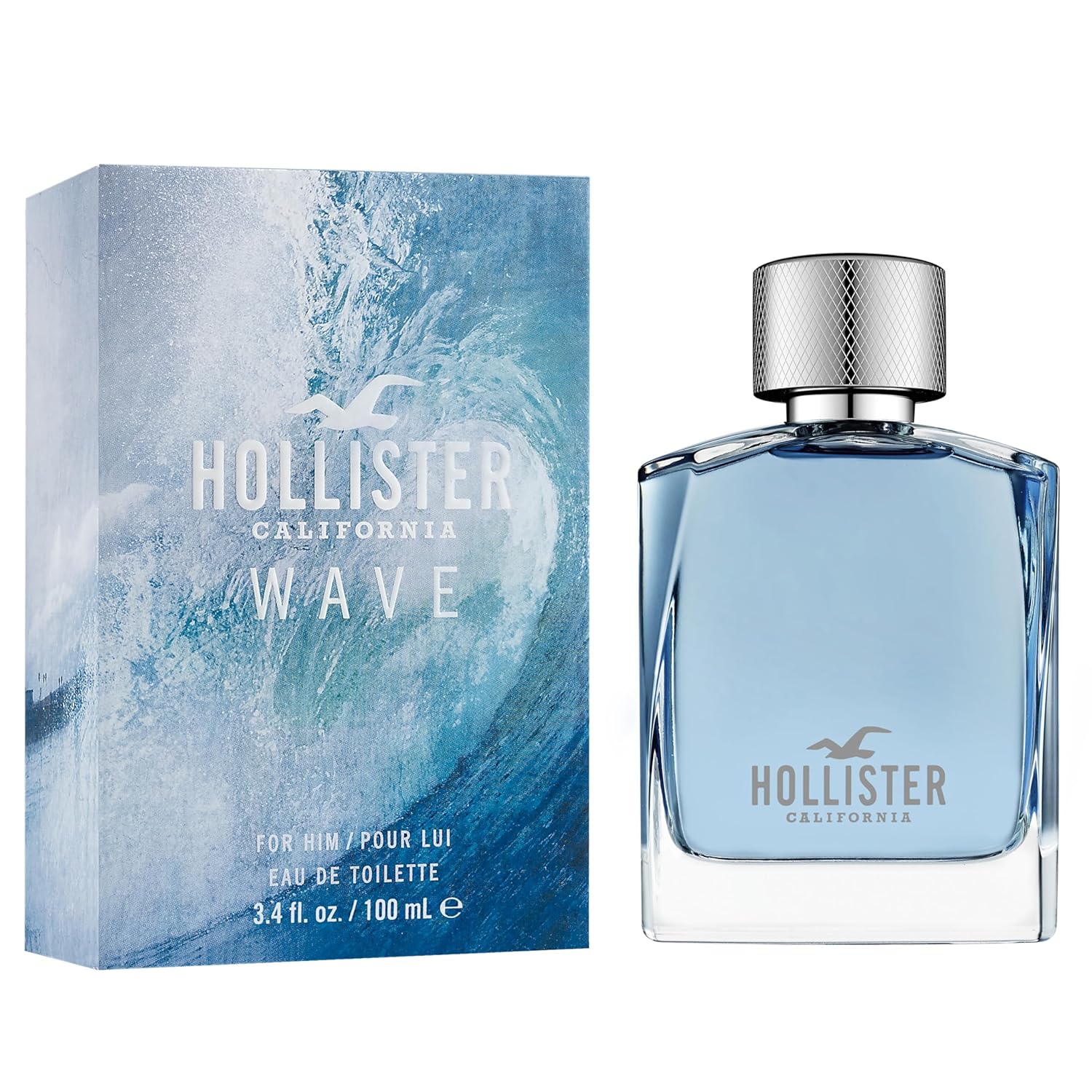 Perfume Hollister Wave Men – Eau de Toilette 3.4 oz