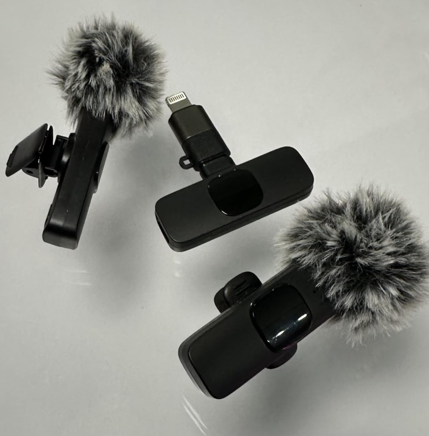 Micrófono inalámbrico Lavalier para iPhone, Android y iPad (Pack x2)